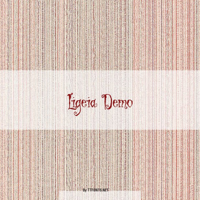 Ligeia Demo example